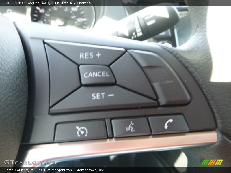 Gun Metallic / Charcoal 2018 Nissan Rogue S AWD