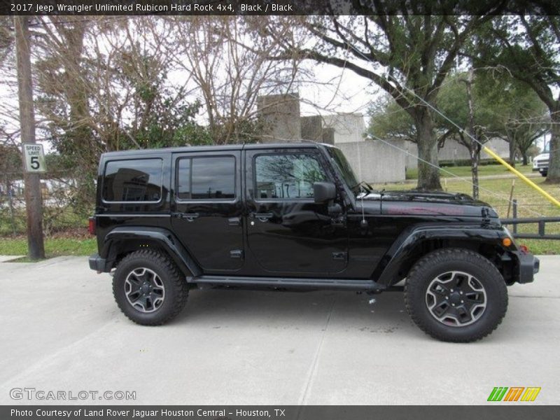 Black / Black 2017 Jeep Wrangler Unlimited Rubicon Hard Rock 4x4