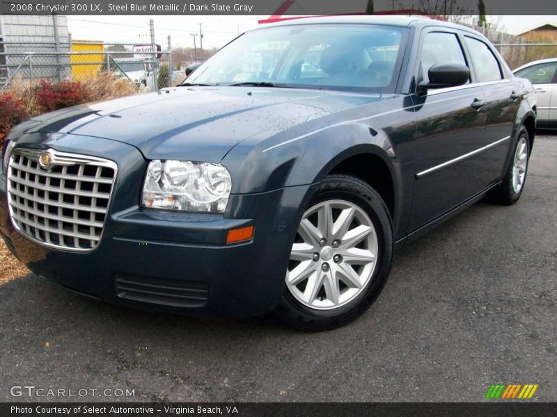 Steel Blue Metallic / Dark Slate Gray 2008 Chrysler 300 LX