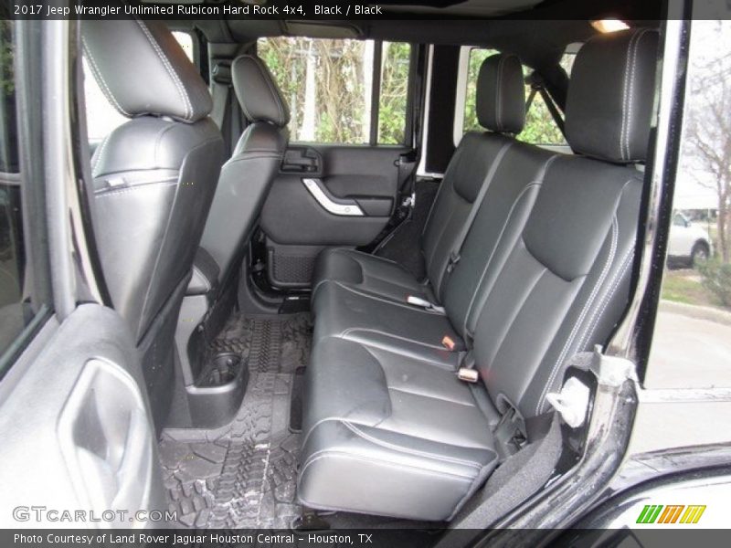 Rear Seat of 2017 Wrangler Unlimited Rubicon Hard Rock 4x4