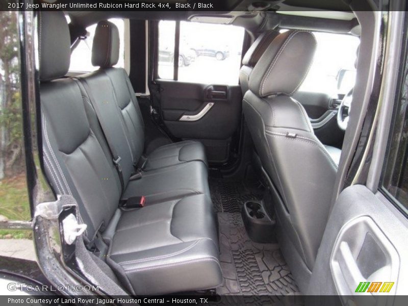 Rear Seat of 2017 Wrangler Unlimited Rubicon Hard Rock 4x4