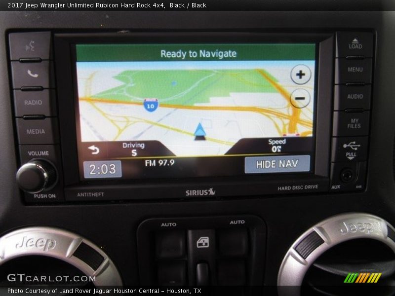 Navigation of 2017 Wrangler Unlimited Rubicon Hard Rock 4x4
