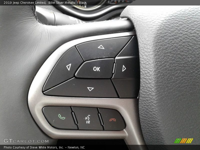 Billet Silver Metallic / Black 2019 Jeep Cherokee Limited