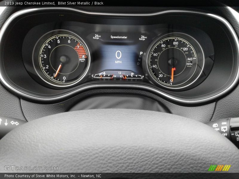Billet Silver Metallic / Black 2019 Jeep Cherokee Limited