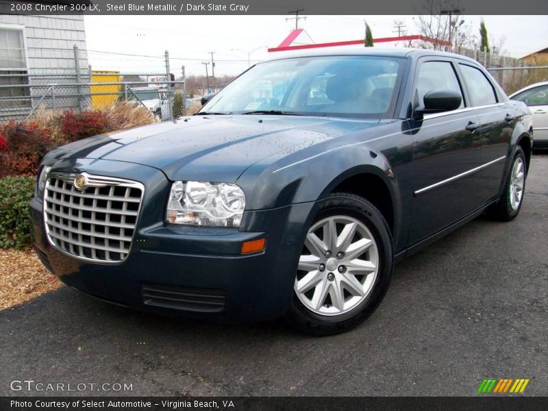 Steel Blue Metallic / Dark Slate Gray 2008 Chrysler 300 LX