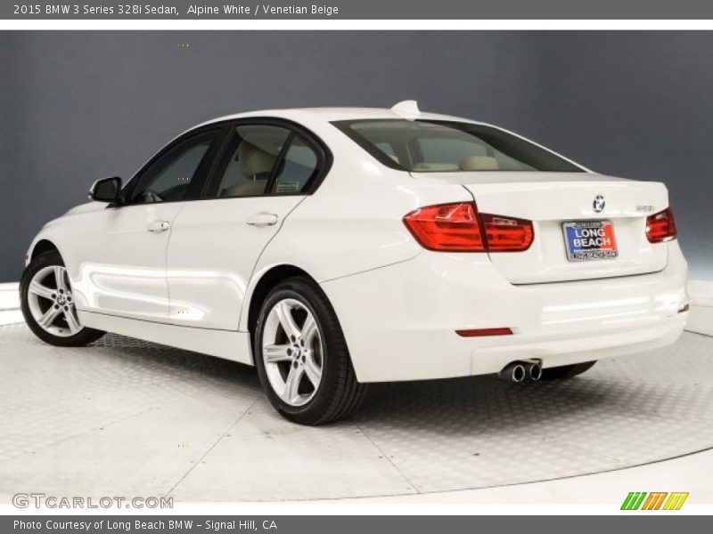 Alpine White / Venetian Beige 2015 BMW 3 Series 328i Sedan