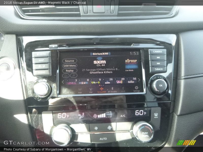 Magnetic Black / Charcoal 2018 Nissan Rogue SV AWD