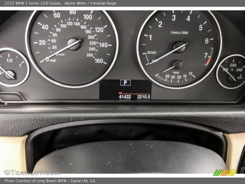 Alpine White / Venetian Beige 2015 BMW 3 Series 328i Sedan