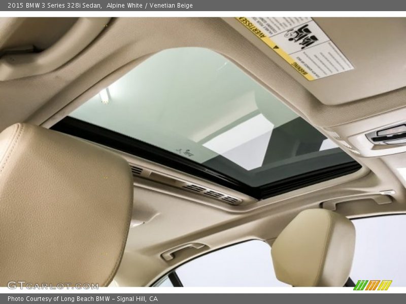 Alpine White / Venetian Beige 2015 BMW 3 Series 328i Sedan