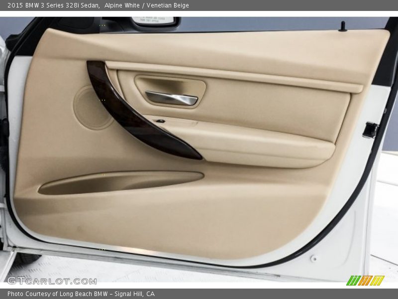 Alpine White / Venetian Beige 2015 BMW 3 Series 328i Sedan