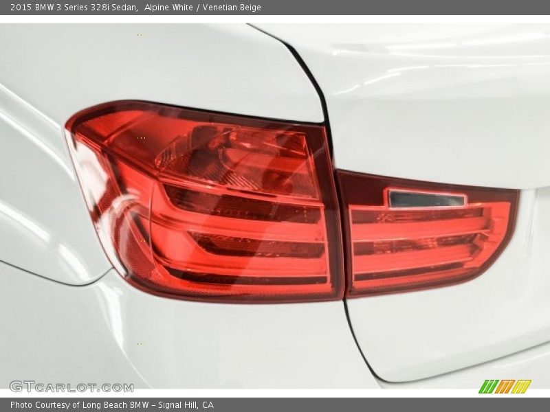 Alpine White / Venetian Beige 2015 BMW 3 Series 328i Sedan
