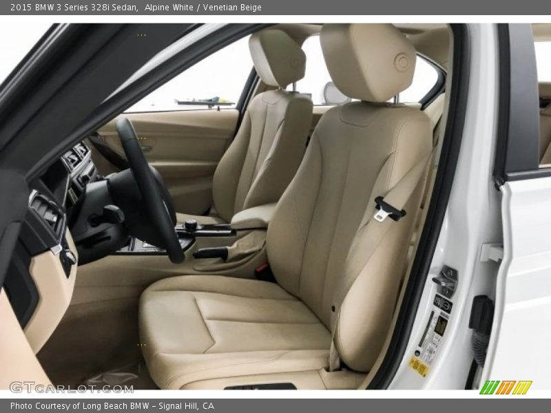 Alpine White / Venetian Beige 2015 BMW 3 Series 328i Sedan