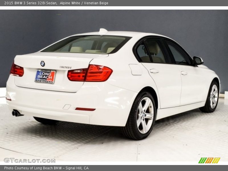 Alpine White / Venetian Beige 2015 BMW 3 Series 328i Sedan