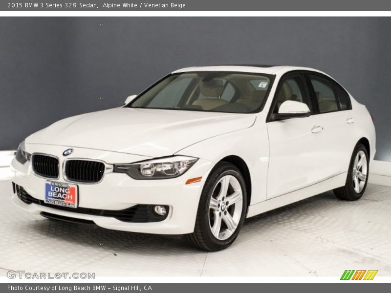 Alpine White / Venetian Beige 2015 BMW 3 Series 328i Sedan