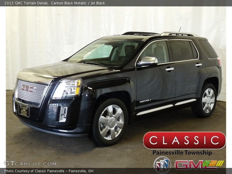 Carbon Black Metallic / Jet Black 2013 GMC Terrain Denali