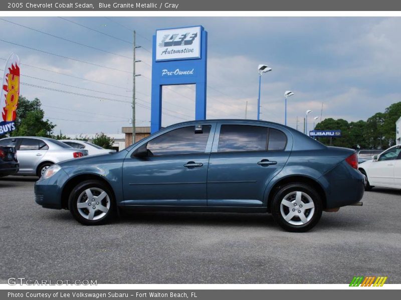 Blue Granite Metallic / Gray 2005 Chevrolet Cobalt Sedan
