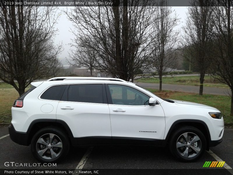 Bright White / Black/Ski Grey 2019 Jeep Cherokee Limited 4x4