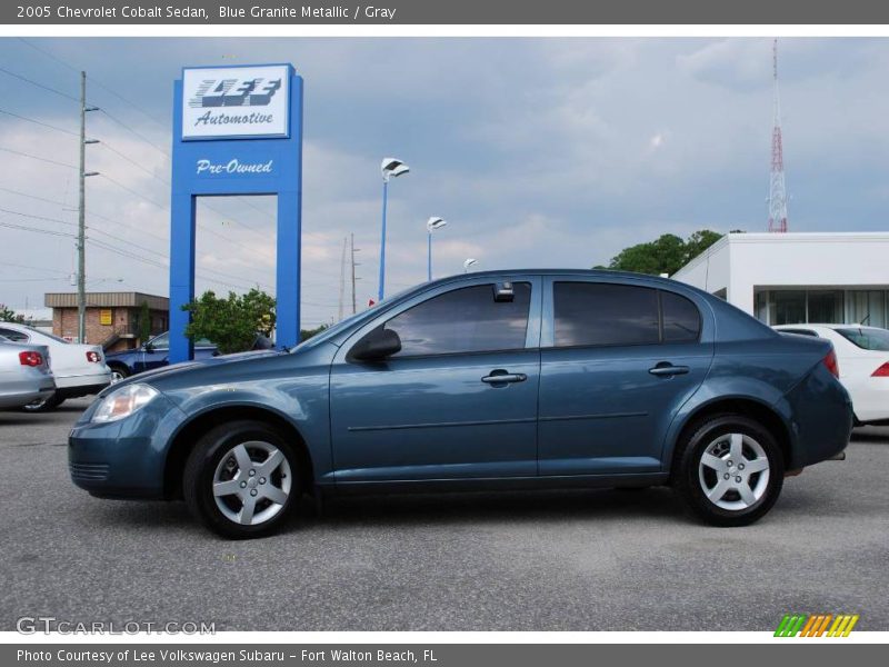 Blue Granite Metallic / Gray 2005 Chevrolet Cobalt Sedan