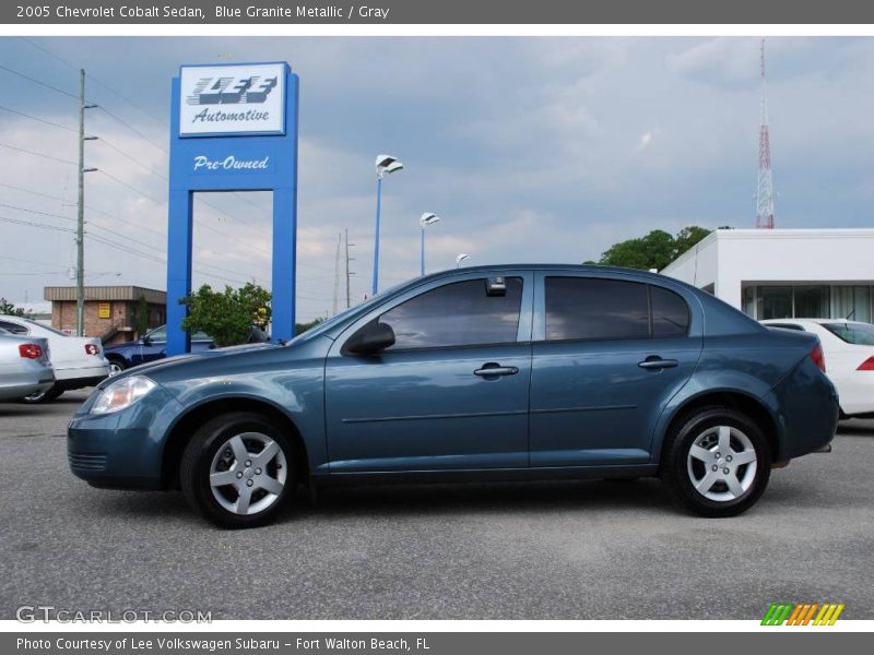 Blue Granite Metallic / Gray 2005 Chevrolet Cobalt Sedan
