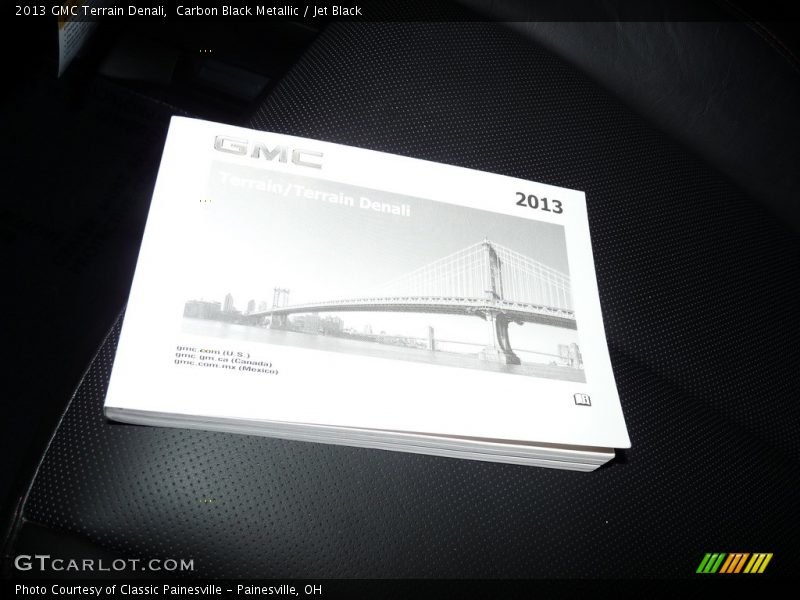 Carbon Black Metallic / Jet Black 2013 GMC Terrain Denali