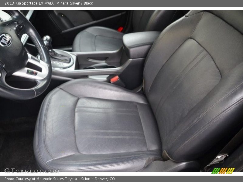 Mineral Silver / Black 2013 Kia Sportage EX AWD