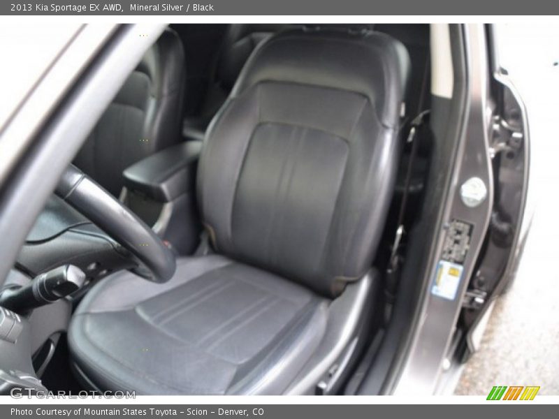 Mineral Silver / Black 2013 Kia Sportage EX AWD