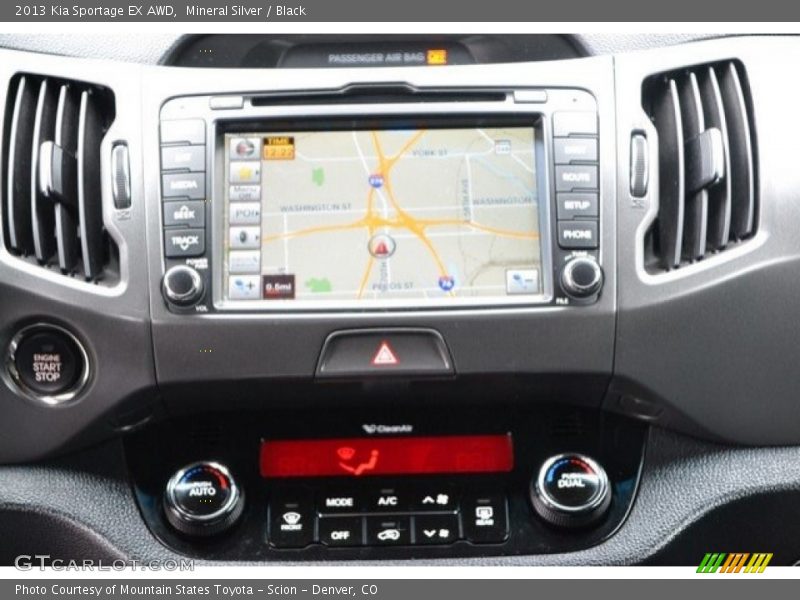 Mineral Silver / Black 2013 Kia Sportage EX AWD