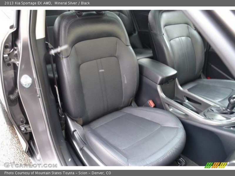 Mineral Silver / Black 2013 Kia Sportage EX AWD