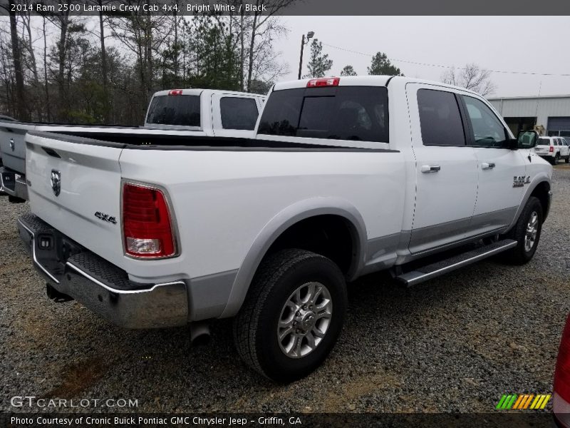 Bright White / Black 2014 Ram 2500 Laramie Crew Cab 4x4