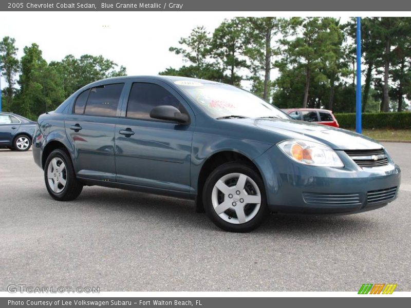 Blue Granite Metallic / Gray 2005 Chevrolet Cobalt Sedan