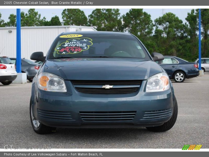 Blue Granite Metallic / Gray 2005 Chevrolet Cobalt Sedan