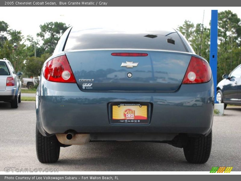 Blue Granite Metallic / Gray 2005 Chevrolet Cobalt Sedan