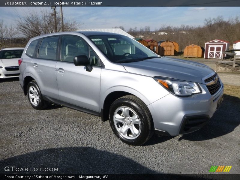 Ice Silver Metallic / Platinum 2018 Subaru Forester 2.5i