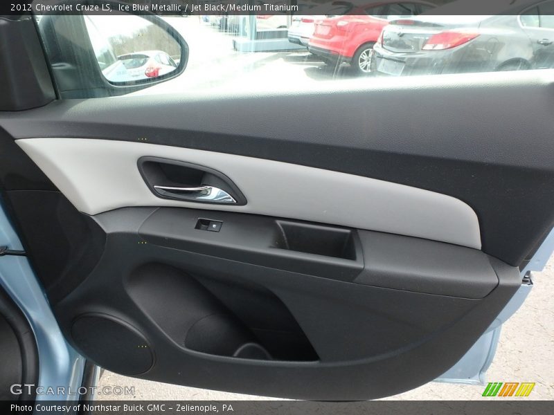 Ice Blue Metallic / Jet Black/Medium Titanium 2012 Chevrolet Cruze LS