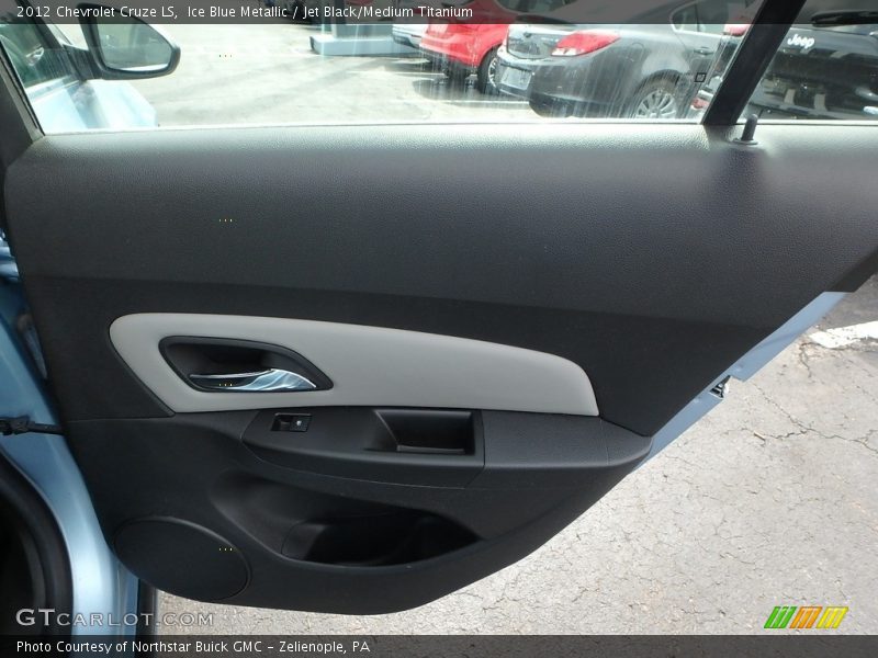 Ice Blue Metallic / Jet Black/Medium Titanium 2012 Chevrolet Cruze LS