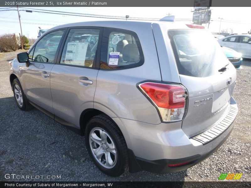 Ice Silver Metallic / Platinum 2018 Subaru Forester 2.5i