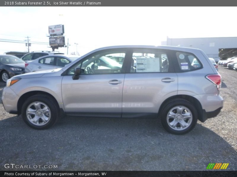 Ice Silver Metallic / Platinum 2018 Subaru Forester 2.5i