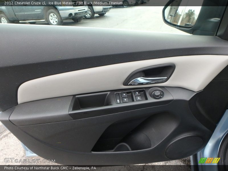 Ice Blue Metallic / Jet Black/Medium Titanium 2012 Chevrolet Cruze LS