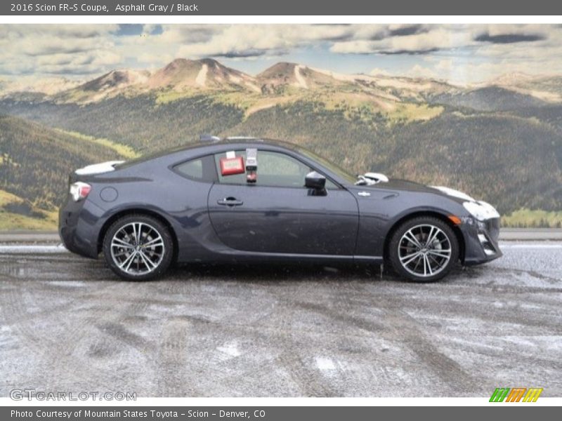 Asphalt Gray / Black 2016 Scion FR-S Coupe