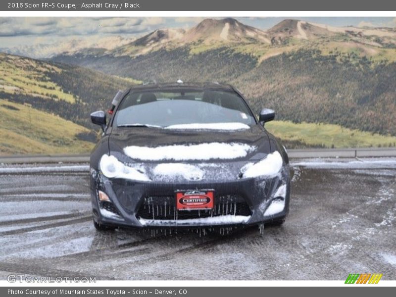 Asphalt Gray / Black 2016 Scion FR-S Coupe