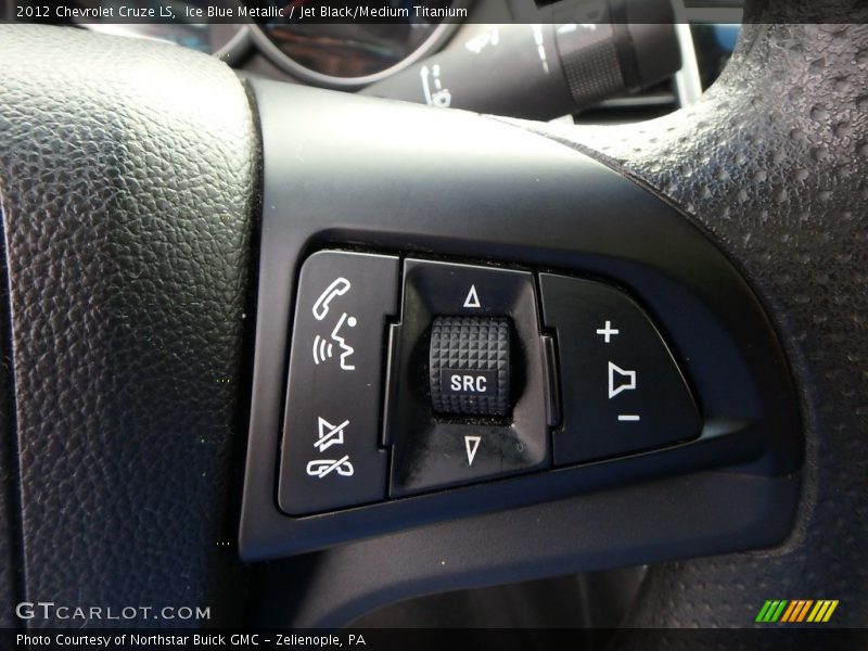 Ice Blue Metallic / Jet Black/Medium Titanium 2012 Chevrolet Cruze LS