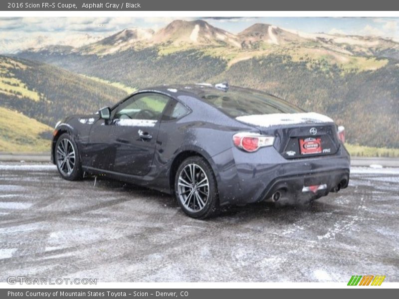 Asphalt Gray / Black 2016 Scion FR-S Coupe