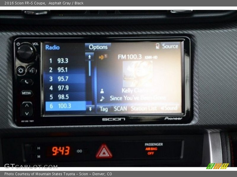 Asphalt Gray / Black 2016 Scion FR-S Coupe