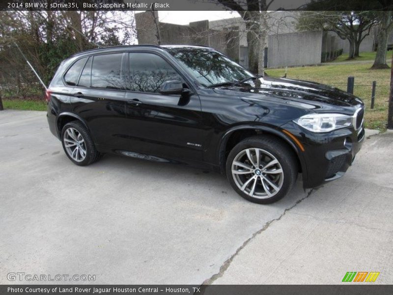 Black Sapphire Metallic / Black 2014 BMW X5 sDrive35i