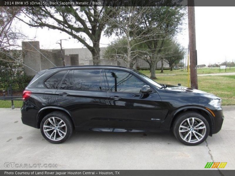 Black Sapphire Metallic / Black 2014 BMW X5 sDrive35i
