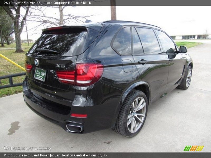 Black Sapphire Metallic / Black 2014 BMW X5 sDrive35i