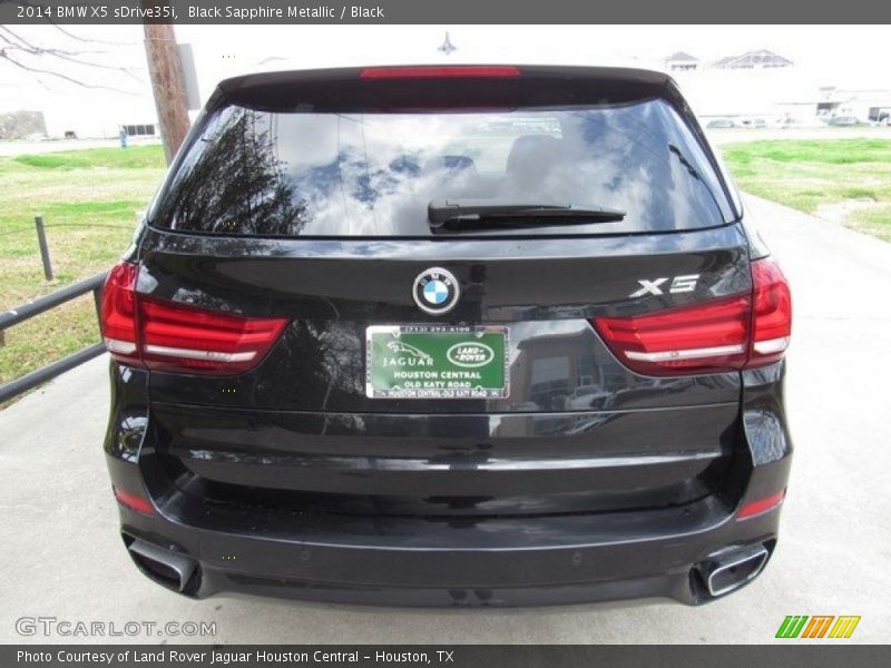 Black Sapphire Metallic / Black 2014 BMW X5 sDrive35i