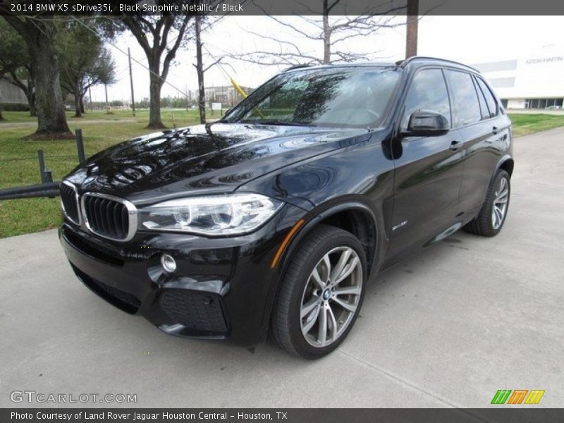 Black Sapphire Metallic / Black 2014 BMW X5 sDrive35i
