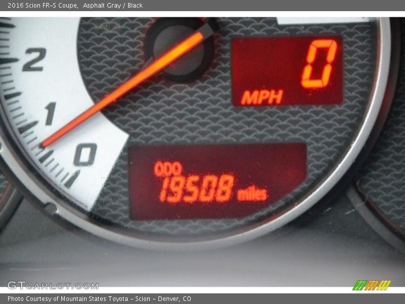 Asphalt Gray / Black 2016 Scion FR-S Coupe