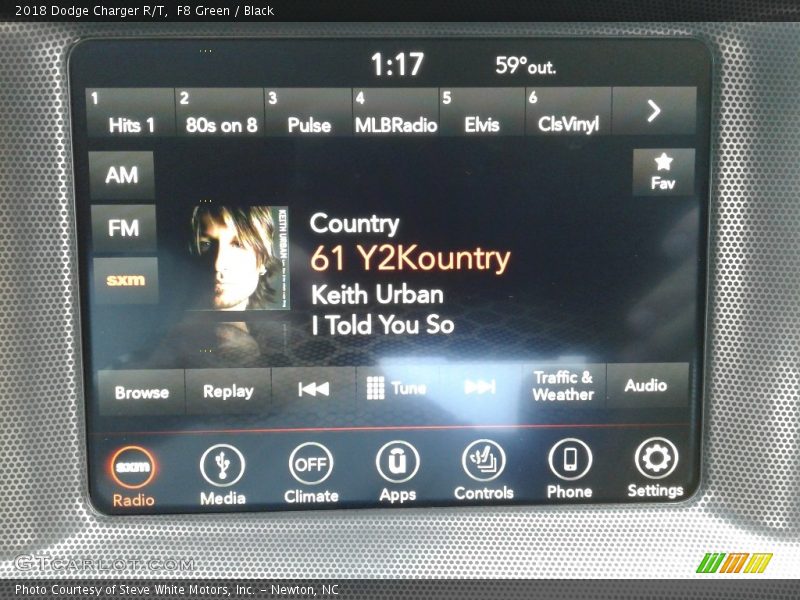 F8 Green / Black 2018 Dodge Charger R/T